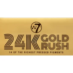 W7 24K Gold Rush Pressed Pigment Palette