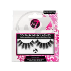 W7 3D Faux Mink Lashes -Elcat Beauty Store 3D Faux Mink Shots Fired Web scaled