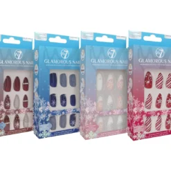 W7 Glamorous Nails - Winter Styles -Elcat Beauty Store Glamorous Nails Christmas Bundle scaled
