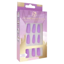 W7 Glamorous Nails - S/S Styles -Elcat Beauty Store Glamorous Nails Purple Spring 1 scaled