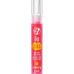 W7 Lip Splash Tinted Lip Gloss -Elcat Beauty Store LipSplashCranberryCrush1Web scaled