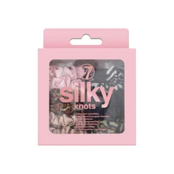 W7 Silky Knots Mini Hair Scrunchies 12 Pack
