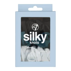W7 Silky Knots Hair Scrunchies 3 Pack - Marine