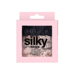 W7 Silky Knots Hair Scrunchies 6 Pack - Original