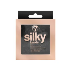 W7 Silky Knots Hair Scrunchies 6 Pack - Black