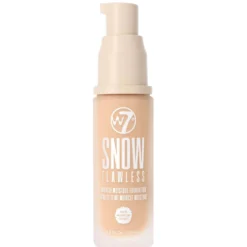 W7 Snow Flawless Foundation -Elcat Beauty Store SnowFlawlessFoundationFreshBeige2Web scaled