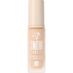 W7 Snow Flawless Foundation -Elcat Beauty Store SnowFlawlessFoundationNaturalBeige1Web scaled