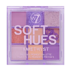 W7 Soft Hues Pressed Pigment Palette - Amethyst