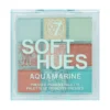 W7 Soft Hues Pressed Pigment Palette - Aquamarine -Elcat Beauty Store SoftHuesAquamarine1 scaled