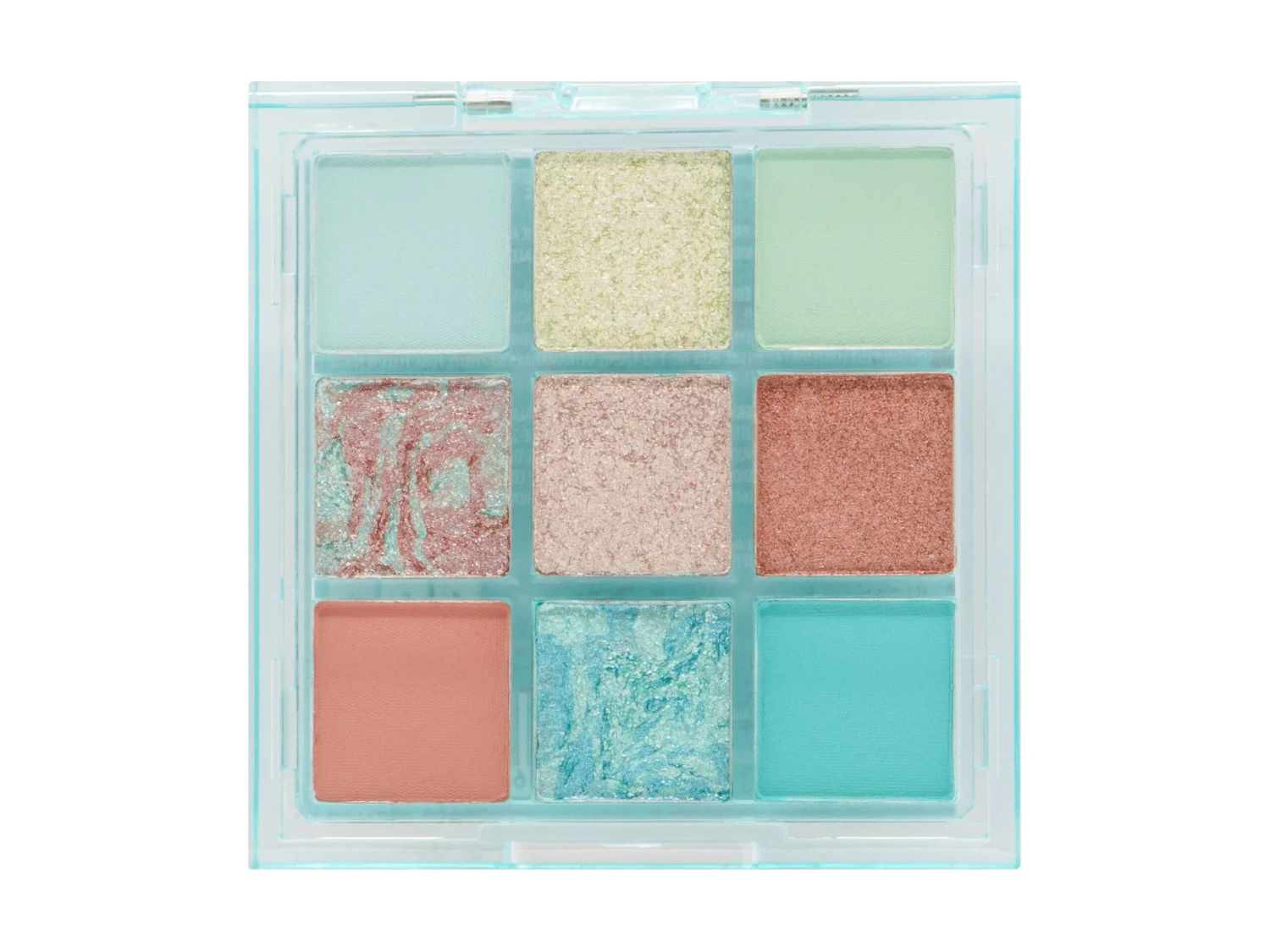 W7 Soft Hues Pressed Pigment Palette - Aquamarine 4 W7 Soft Hues Pressed Pigment Palette - Aquamarine - Image 2