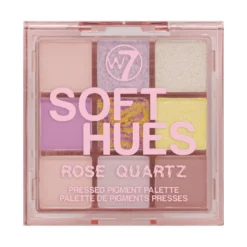 W7 Soft Hues Pressed Pigment Palette - Rose Quartz