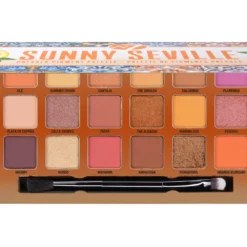 W7 Sunny Seville Pressed Pigment Palette -Elcat Beauty Store SunnySevilleEye 4 scaled
