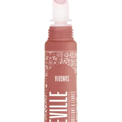 W7 Sunny Seville Sheer Lip Gloss -Elcat Beauty Store SunnySevilleLipGlossSangriaApplicator scaled