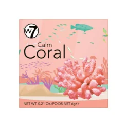 W7 The Boxed Blusher -Elcat Beauty Store W7BlushersCalmCoral1Web scaled