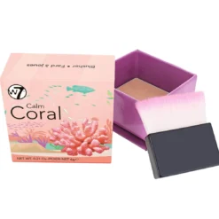 W7 The Boxed Blusher -Elcat Beauty Store W7BlushersCalmCoral3Web scaled