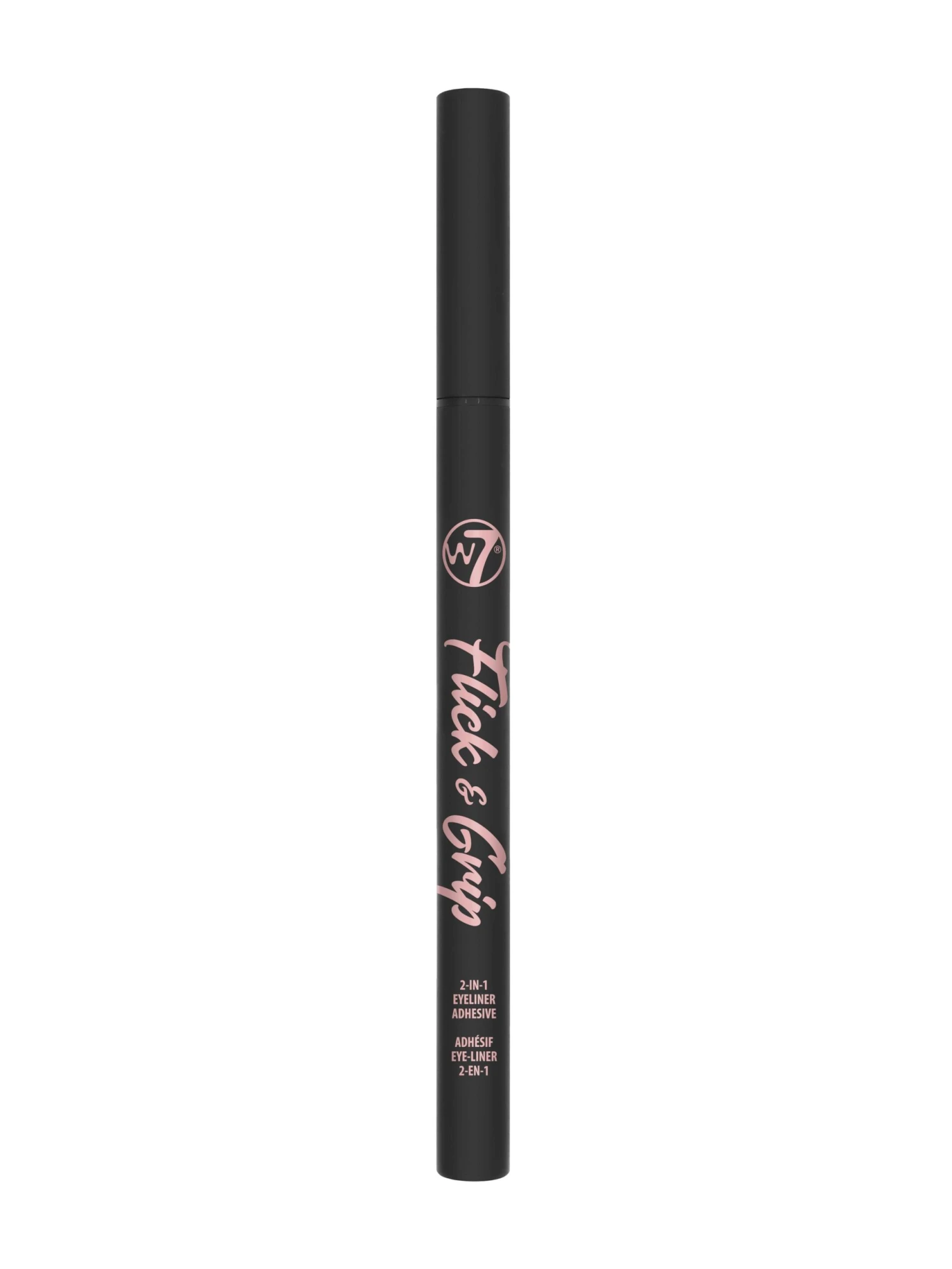 W7 Flick & Grip 2-In-1 Adhesive Eyeliner Pen 4 W7 Flick & Grip 2-In-1 Adhesive Eyeliner Pen - Image 2