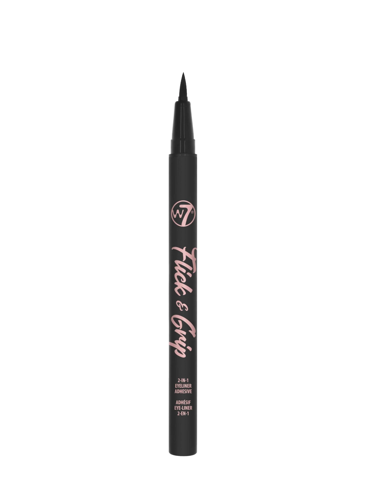 W7 Flick & Grip 2-In-1 Adhesive Eyeliner Pen 5 W7 Flick & Grip 2-In-1 Adhesive Eyeliner Pen - Image 3